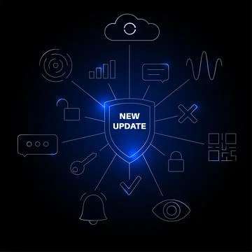 System update concept Stock Illustration