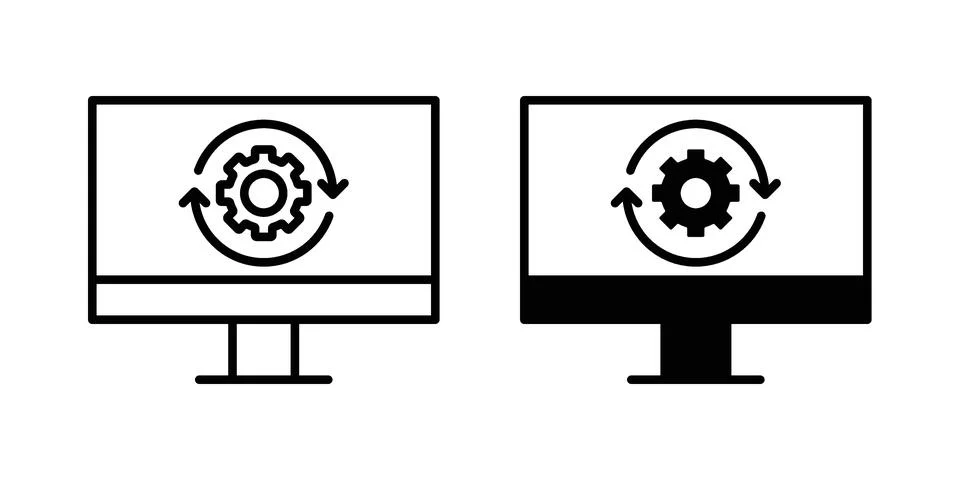 System update icon concept. best for web design イラスト素材