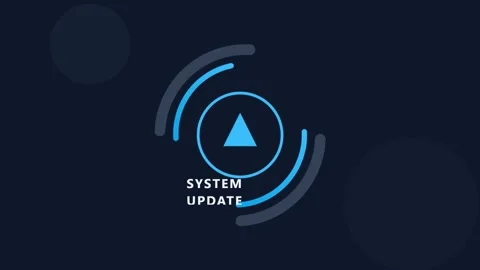 System Update Loading Animation Graphic. Stock Footage 337047226