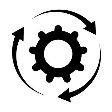 System update or data update icon. Data backup icon. Vector. Illustrazione stock