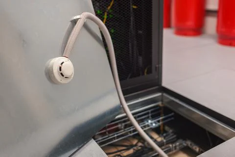 This system is used in data centers, backup battery rooms, electrical rooms,  Foto stock
