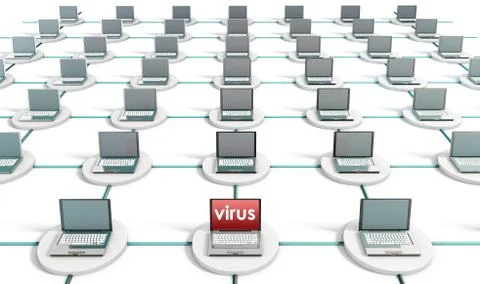 System virus Ilustración de archivo