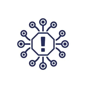 System warning or error icon Stock-Illustration