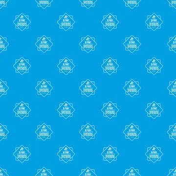 Systems 3d printing pattern vector seamless blue 스톡 일러스트