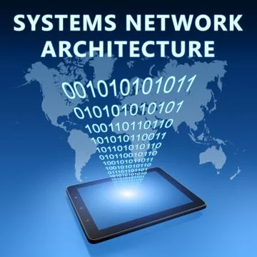 Systems network architecture Stock Illustration