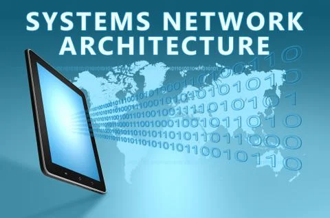 Systems network architecture Stock Illustration
