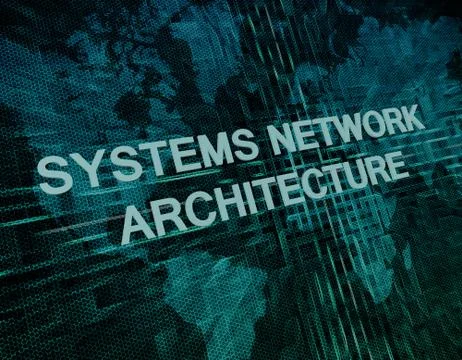 Systems network architecture Stock Illustration