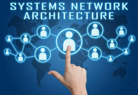Systems network architecture Stock Illustration
