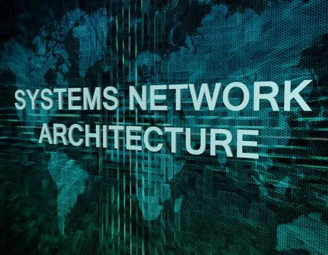 Systems network architecture Stock Illustration
