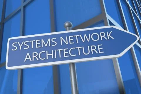 Systems network architecture Stock Illustration