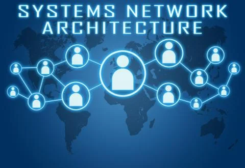 Systems network architecture Stock Illustration