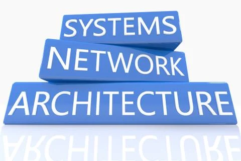 Systems network architecture Stock Illustration