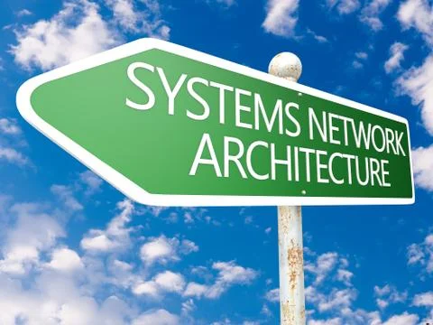 Systems network architecture Stock Illustration