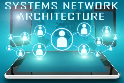 Systems Network Architecture Stock Illustration