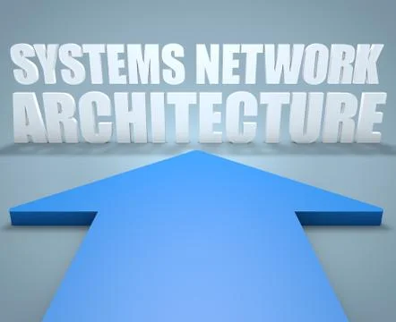 Systems Network Architecture Stock Illustration