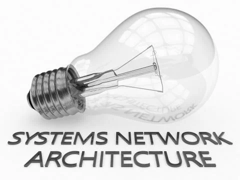 Systems Network Architecture Stock Illustration
