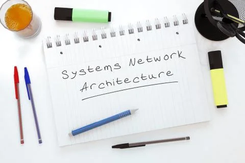 Systems Network Architecture Stock Illustration