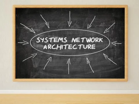 Systems Network Architecture Stock Illustration