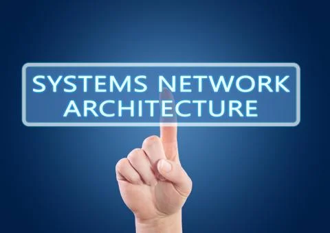 Systems Network Architecture Stock Illustration