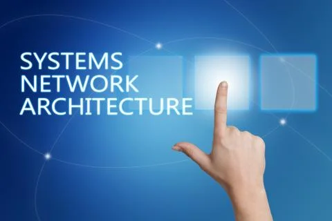 Systems Network Architecture Stock Illustration