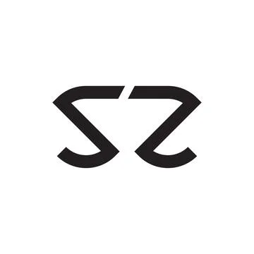 Sz initial letter vector logo icon Stock-Illustration
