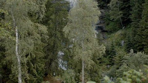 Szenischer Wasserfall Medium 库存影片 101122751