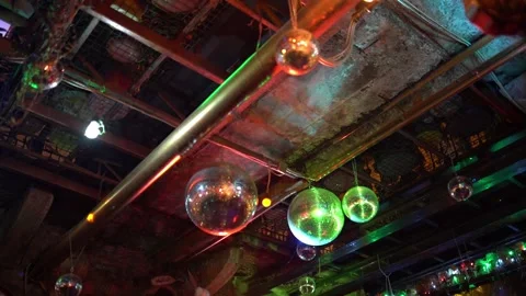 Szimpla Kert ruin pub in Budapest Stock Footage 233083349
