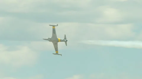T-33 Flying Stock Footage 64555085
