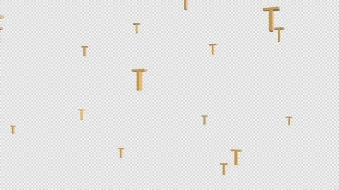 T Alphabet Animation. Stock Footage 316017568