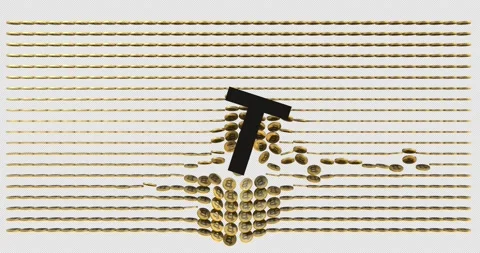 T bitcoins Stock Footage 154053183