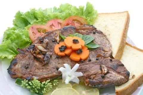 T Bone Pepper Steak Stock Photos