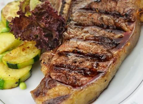T bone steak Stock Photos