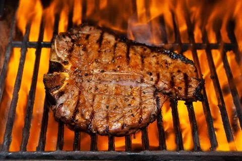 T-bone steak Foto stock