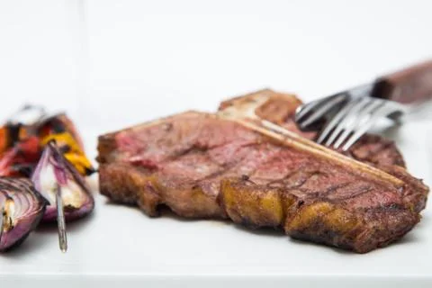 T-bone steak Stock Photos