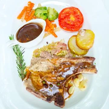 T-bone steak Stock Photos