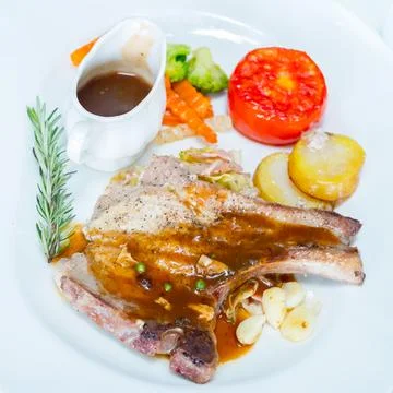 T-bone steck Stock Photos