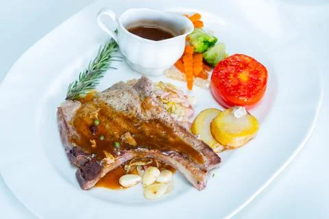 T-bone steck Stock Photos