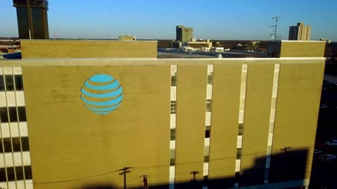 AT&amp;T Building Downtown Springfield, MO Vídeo Stock 171932925