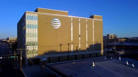 AT&amp;T Building Downtown Springfield, MO Vídeo Stock 171932942