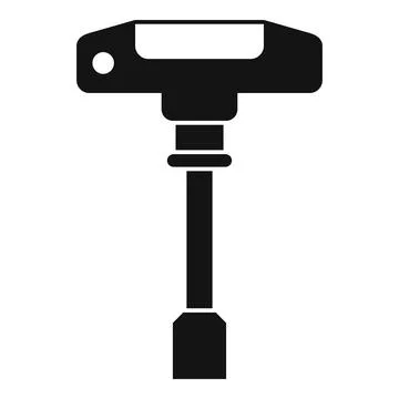 T handle socket wrench for mechanical repair Stock Illustration