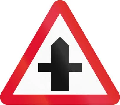 T-Intersection in Hong Kong イラスト素材