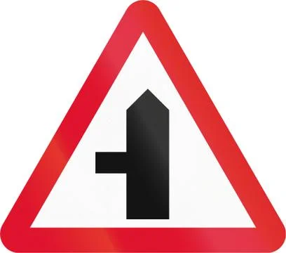 T-Intersection in Hong Kong Stock Illustration