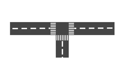 T-Junction Stock Footage 334237882