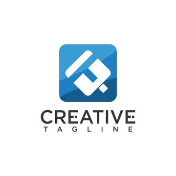T letter logo Stock Illustration