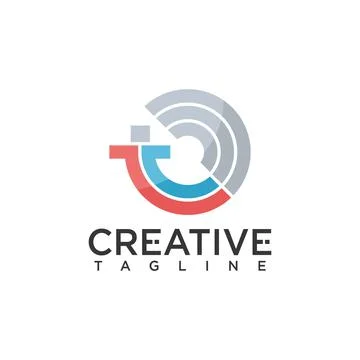 T letter logo Stock Illustration