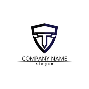 T letter, T logo vector font alphabet design and icon T Stock Illustration