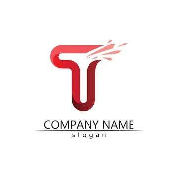 T letter, T logo vector font alphabet design and icon T Stock Illustration