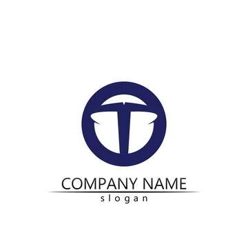 T letter, T logo vector font alphabet design and icon T Stock Illustration