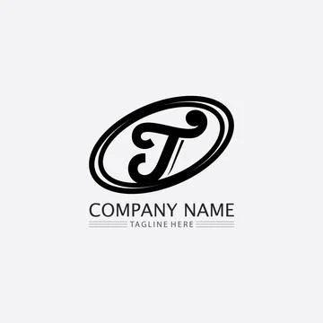 T letter, T logo vector font alphabet design and icon T Stock Illustration