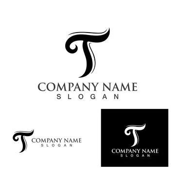T logo and symbol vector Stock Illustration